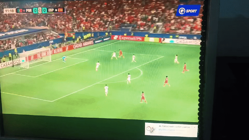 Portugal vs Spain match watched and attended in Termez