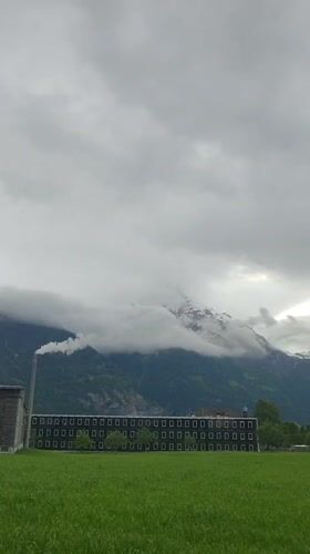 Cloudy day landscape captured in Altdorf, Switzerland