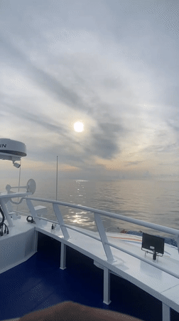 Boat deck ocean view documented in Hat Sai Ri