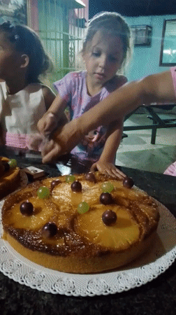 Tinaquillo resident documents art, dessert, and dinner plate scenes