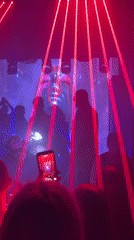 Nightclub concert draws dancing crowd in Saint Petersburg
