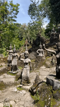 Ko Samui's Secret Garden: stone statues, jungle ruins, and waterfalls