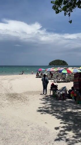 Early morning scenes captured across Karon beach town Thailand