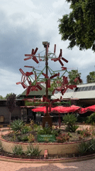 Street scenes and kinetic art captured in Spanish coastal town