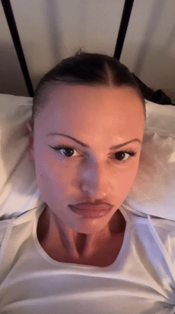Woman rests in bed in Langton Green