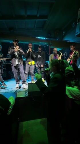 Band performs live show in Balashikha venue