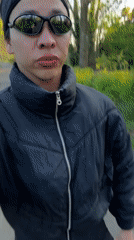 Cyclist spotted on paved path in Neerpelt, Belgium