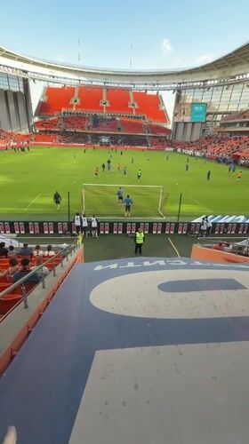 Soccer event with fans, players at Yekaterinburg stadium