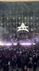 Outdoor concert draws crowds in Tbilisi at sunset