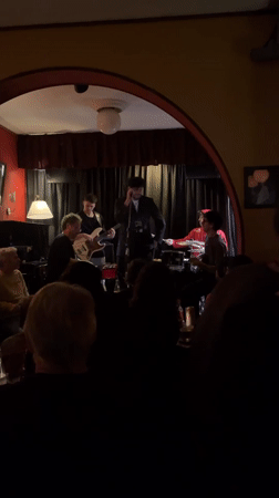 Live band performs at Buenos Aires bar