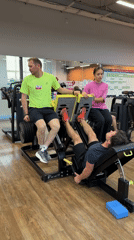 Early morning gym session with workouts and breaks in Chaikovsky