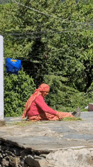 Early morning activities captured in Haini, India
