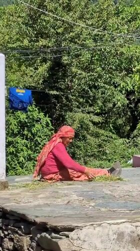 Early morning activities captured in Haini, India