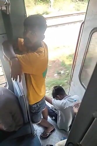 Morning commute scenes captured in Bengaluru: trains and street cows