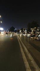 Evening street life documented near Xuân Hương Lake, Da Lat