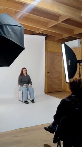 Photography studio session in Santiago