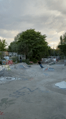 Berlin street art, skateparks and transit documented during evening hours