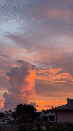 Cape Coral sunset time-lapse, July 4th sky shift
