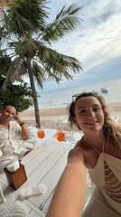 Lazy beach day and seaside dining on Ko Pha-ngan