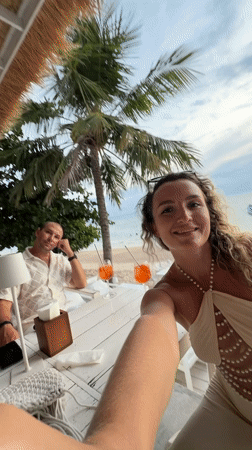 Lazy beach day and seaside dining on Ko Pha-ngan