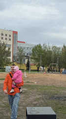Family gathering with grilling and horse riding in Moscow park