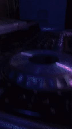 Live DJ and drum performance documented in Lokoja, Nigeria