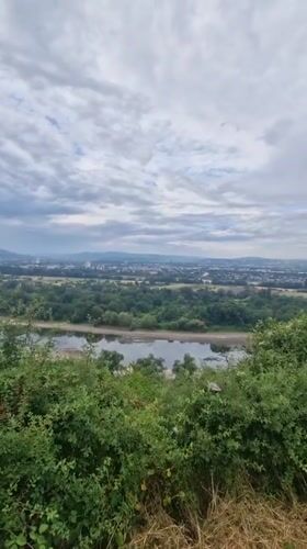 Panoramic river views near Weitersburg under cloudy skies