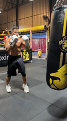 Afternoon training session at a Chalong boxing gym