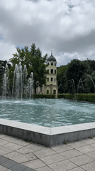 Tourist documents fountains and monuments in Vratsa public square