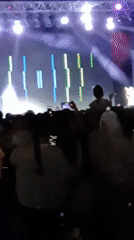 Outdoor concert lights up a summer night in Almaty