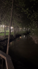 Evening recreation captured along Kazan canal and sports court