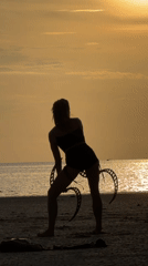 Crescent prop photoshoot and beach moments on Koh Phangan