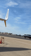 Passenger documents tarmac activity at Rome Fiumicino Airport