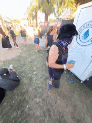Large outdoor music festival draws crowds in Indio, California