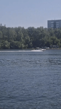 Summer day along the Krasnoyarsk riverfront and city paths