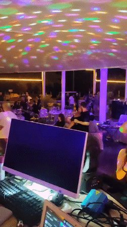 Late-night club night in Batumi with DJ and dance floor