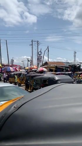 Daily street market life documented across Lagos Nigeria