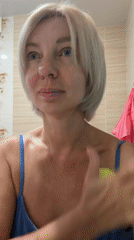 Bathroom selfies and skincare routine in Sochi