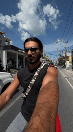 Scooters and street scenes across North Kuta, Bali