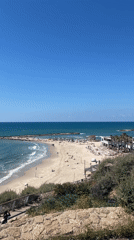 Clear skies, calm seas captured in Tel-Aviv coastal views