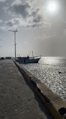 Evening coastal scenes captured along Juan Griego waterfront