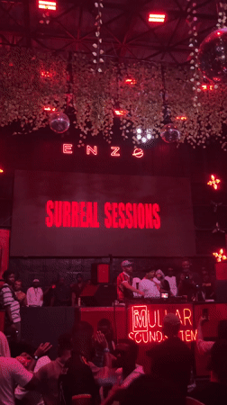 DJ duo ENZO performs at Surreal Sessions nightclub in Accra