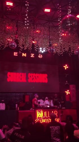 DJ duo ENZO performs at Surreal Sessions nightclub in Accra
