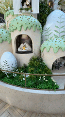 Easter decorations spotted at Minsk shopping mall