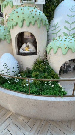 Easter decorations spotted at Minsk shopping mall