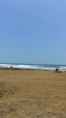 A quiet morning along the coastline at Watu Karung, Java