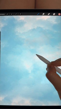 Digital illustrations taking shape on a tablet in Podgorica