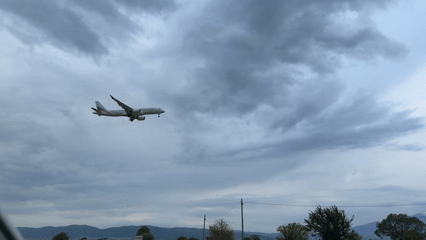 Bulgarian-flagged passenger jet lands in Sofia amid cloudy skies