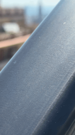 Elevated view of Barcelona captured from rooftop vantage point