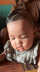 Baby moments up close in Kruengmate, Indonesia